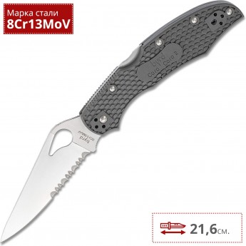 Нож SPYDERCO Byrd Cara Cara 2 BY03PSGY2 Нож SPYDERCO Byrd Cara Cara 2 BY03PSGY2